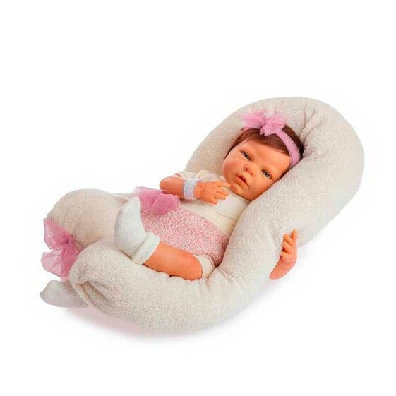 Кукла Берджуан Sweet Reborn с механизмом 8204-21, цвет розовый, 50 см