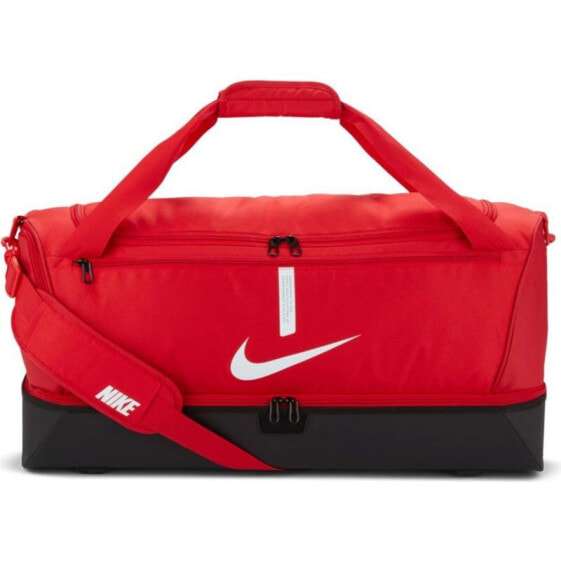 Спортивная сумка Nike Academy Team Hardcase L CU8087 657  красный/черный с логотипом