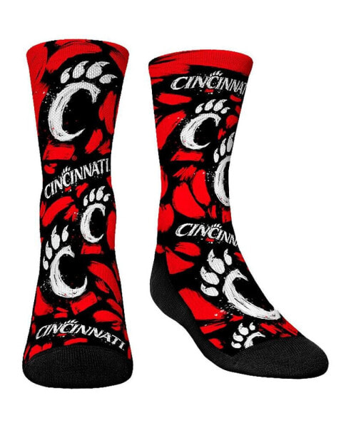 Носки для мальчиков и девочек Rock 'Em Cincinnati Bearcats вишивка всюдишніх логотипів і малюнків