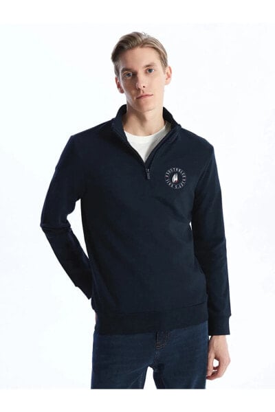 SOUTHBLUE Dik Yaka Uzun Kollu Erkek Sweatshirt Sweatshirt
