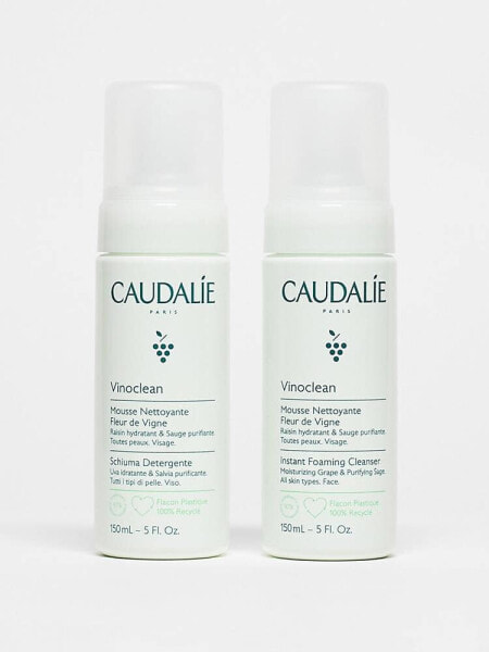 Caudalie Vinoclean Instant Foaming Cleanser Duo - 33% Saving