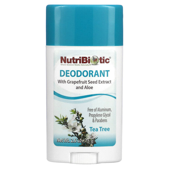 Deodorant, Tea Tree, 2.6 oz (75 g)