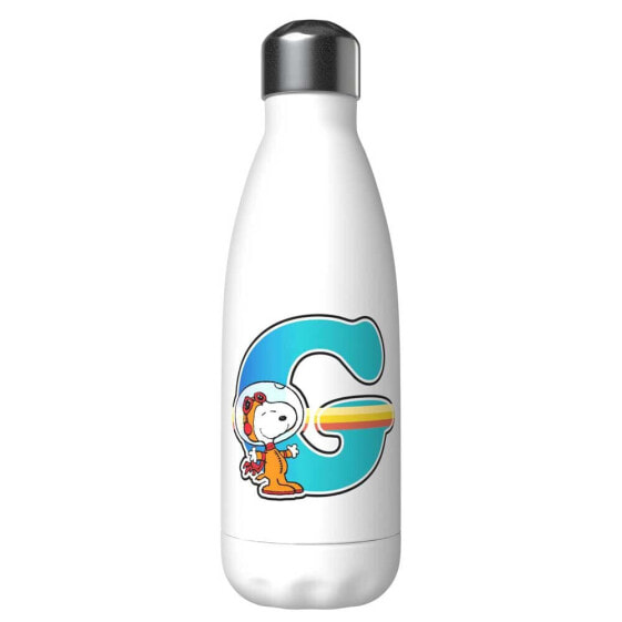 Бутылка для воды и охлаждение воздушной крепления Snoopy Letter G 550 мл
