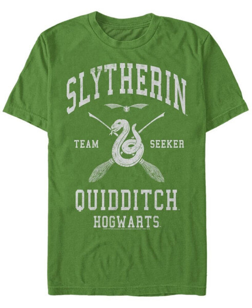 Men's Slytherin Seeker Short Sleeve Crew T-shirt