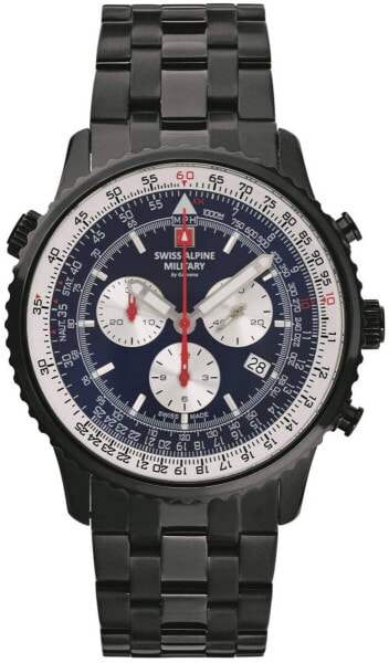 Swiss Alpine Military Herren Armbanduhr Chronograph 7078.9175