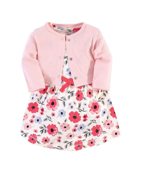 Платье Touched by Nature Baby Organic Cotton Coral Garden.
