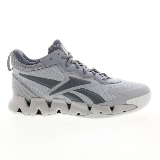 Reebok Zig Encore Mens Gray Synthetic Lace Up Lifestyle Sneakers Shoes