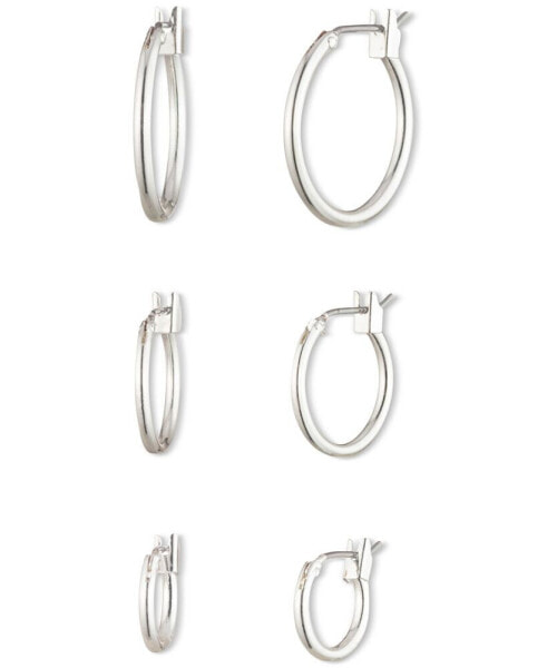 3-Pc. Set Extra-Small & Small Hoop Earrings