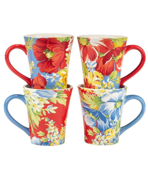 Blossom Set of 4 Mugs