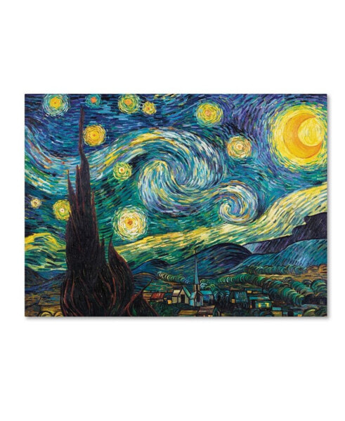 Vincent van Gogh 'Starry Night' Canvas Art - 36" x 24"