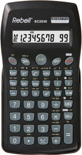 Rebell SC2030 - Pocket - Scientific - 10 digits - 1 lines - Battery - Black