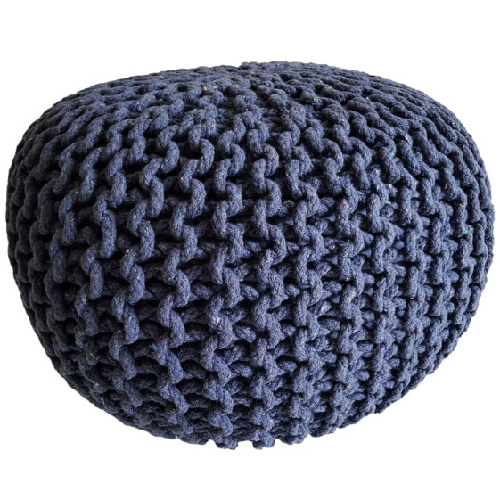 Strickhocker Pouf Ø 45 cm Sitzpouf