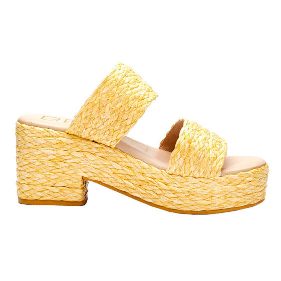 BEACH by Matisse Ocean Ave Espadrille Platform Womens Yellow Casual Sandals OCE