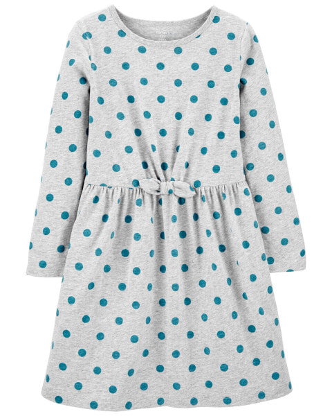 Kid Long-Sleeve Cotton Dress 4