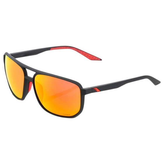 100percent Konnor Aviator Square Mirror Sunglasses