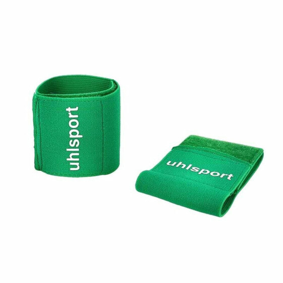 Наколенники для футбола Uhlsport Fastener Зеленый со скобами