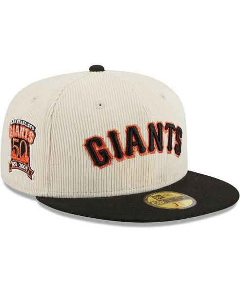 Men's White San Francisco Giants Corduroy Classic 59FIFTY Fitted Hat
