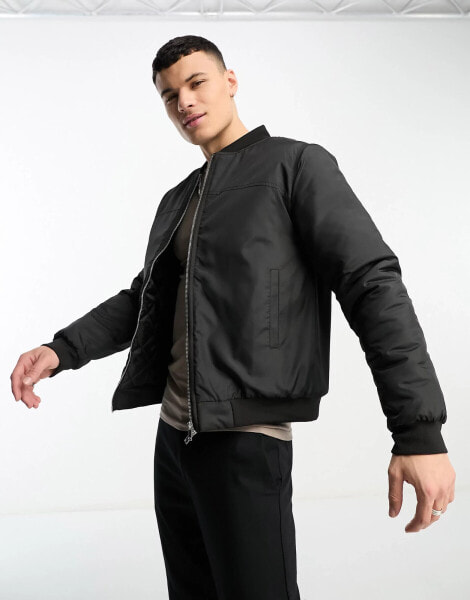 Bolongaro Trevor bomber jacket in black