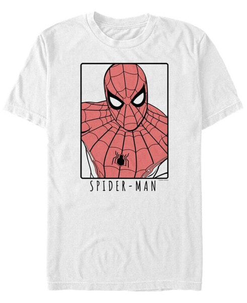 Marvel Men's Spider-Man Painted Spider-Man Portrait Short Sleeve T-Shirt