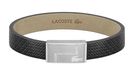 Black leather bracelet Monogram Leather 2040185