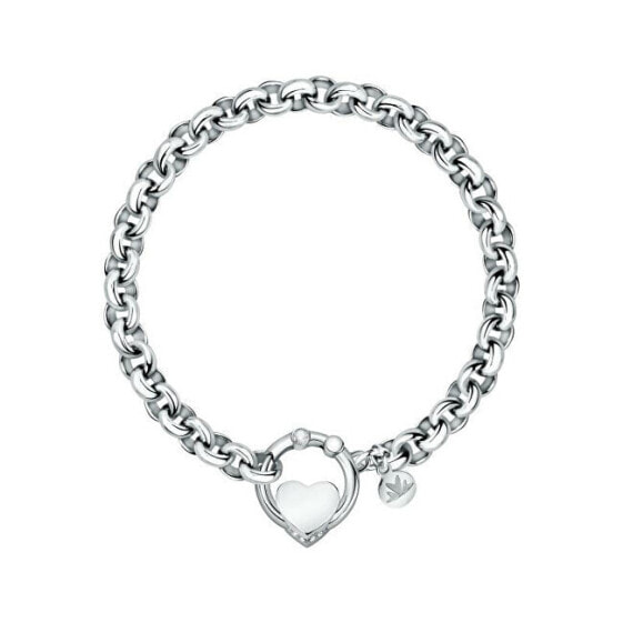 Elegant steel bracelet with Drops crystal SCZ1286