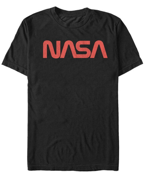 NASA Men's Simple Logo Short Sleeve T- shirt