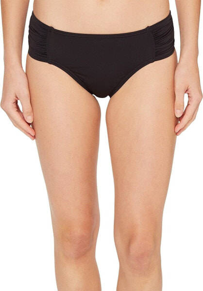 Tommy Bahama Womens 187449 High-Waist Side Shirred Bikini Bottom Swimwear Size S