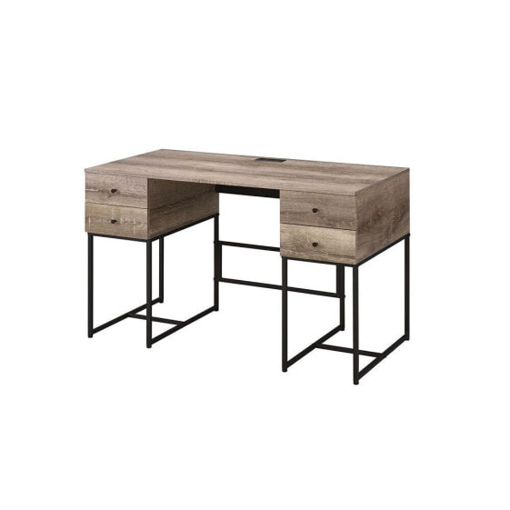 Desirre Desk, Rustic Oak