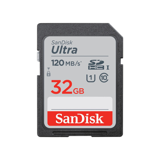 SanDisk Ultra - 32 GB - SDHC - Class 10 - UHS-I - 120 MB/s - Class 1 (U1)