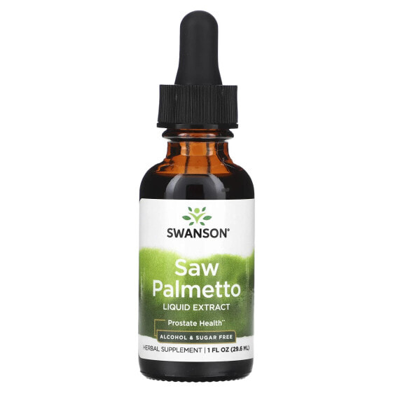 Saw Palmetto Liquid Extract, Alcohol & Sugar Free, 1 fl oz (29.6 ml)