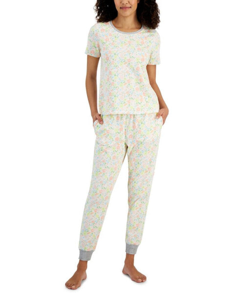 Women's Fruity Floral Pajamas Set, Created for Macy's