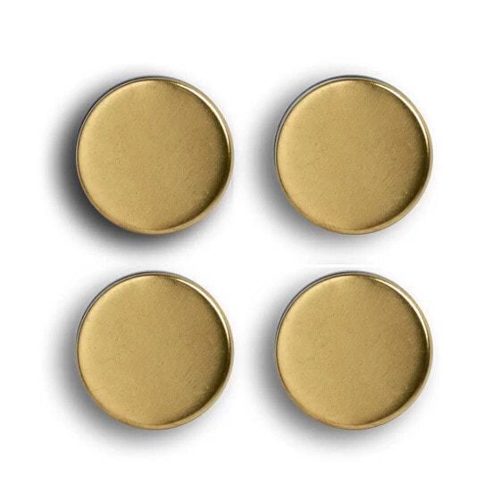 Magnet-Set, 4-tlg., extra stark, gold