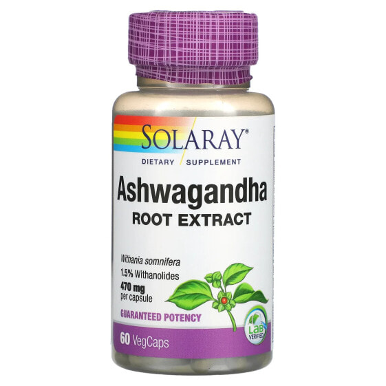 Ashwagandha, 470 mg, 60 VegCaps