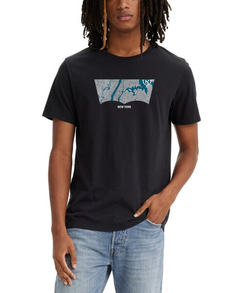 Men's NY Standard-Fit Logo Graphic T-Shirt