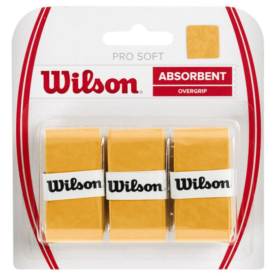 WILSON Pro Soft Tennis Overgrip 3 Units