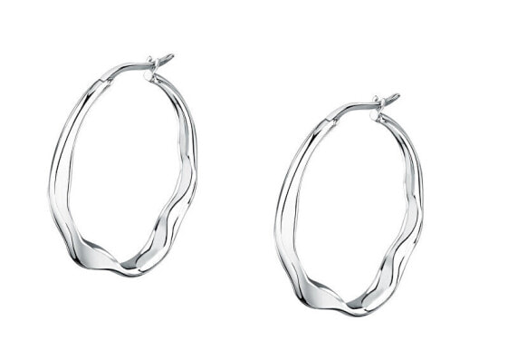 Серьги Ettika crystal Huggie Hoops