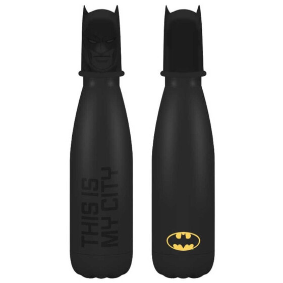 Бутылка для воды DC Comics Batman с металлическим корпусом и 3D-крышкой