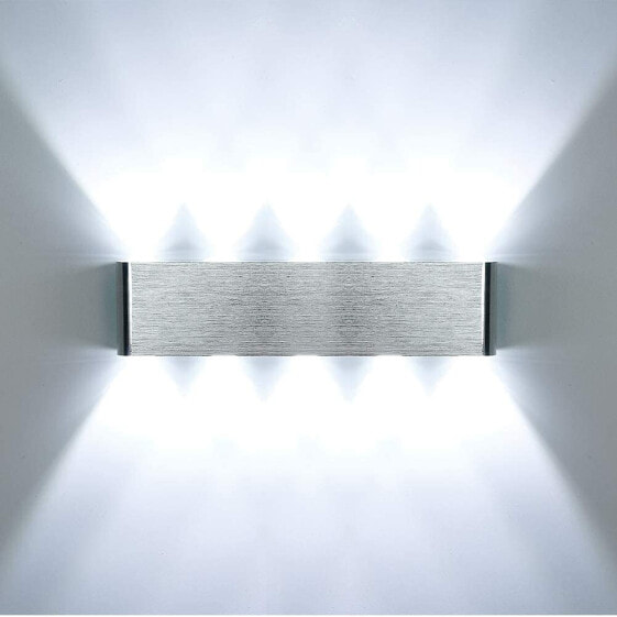 HAWEE Modern LED Wall Light Indoor Wall Lamp LED Up Down Aluminium for Bedroom, Hallway, Living Room, Stairs, KTV, 10 W Warm White [Energy Class F]