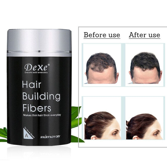Hair Building Fibres, Hair Loss Concealer Natural Keratin Fibres for Women and Men - Instant Effect (Medium Brown)