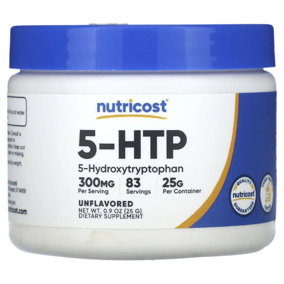 5-HTP Powder, 5-Hydroxytryptophan, Unflavored, 0.9 oz (25 g)