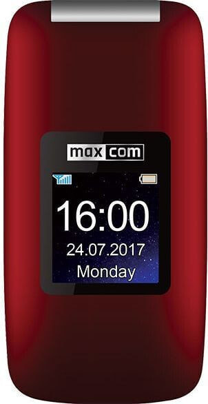 Мобильный телефон Maxcom Comfort MM824 Черно-Серебристый
