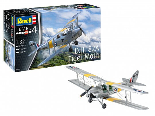 Revell D.H. 82A Tiger Moth - Fixed-wing aircraft model - Assembly kit - 1:32 - D.H. 82A Tiger Moth - Any gender - Plastic