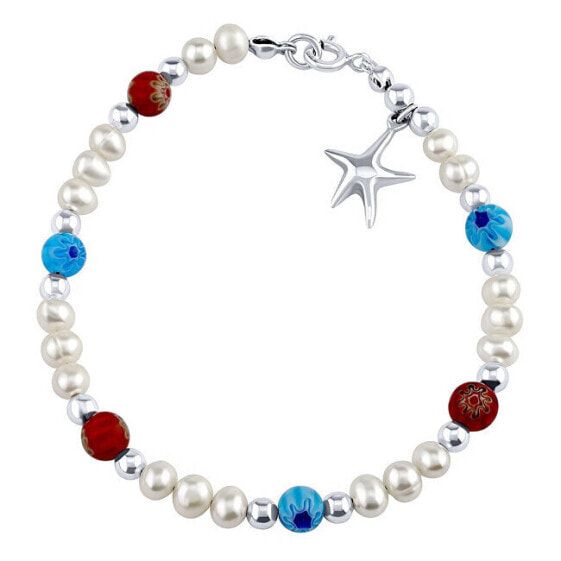 Браслет Silvego Triton Pearls Star.