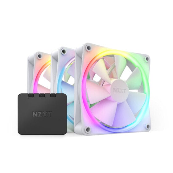 NZXT F120 RGB Triple Pack - Fan - 12 cm - 500 RPM - 1800 RPM - 27.5 dB - 50.18 cfm