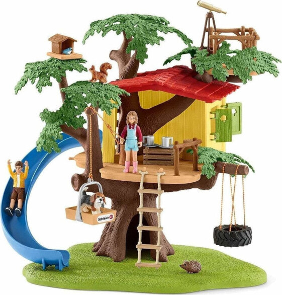 Игровой набор Schleich 42408 Дом на дереве, 28 элементов