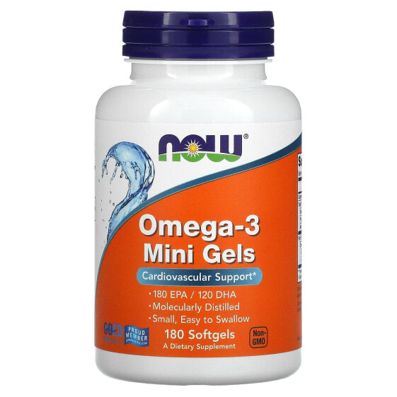 Omega-3 Mini Gels, 180 Softgels