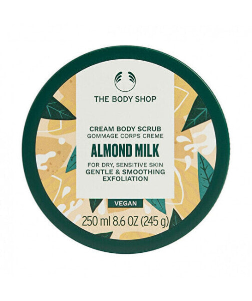 Отшелушивающее средство для тела The Body Shop ALMOND MILK 250 ml Сливочный