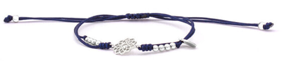 Cord blue kabbala bracelet Mandala AGB533