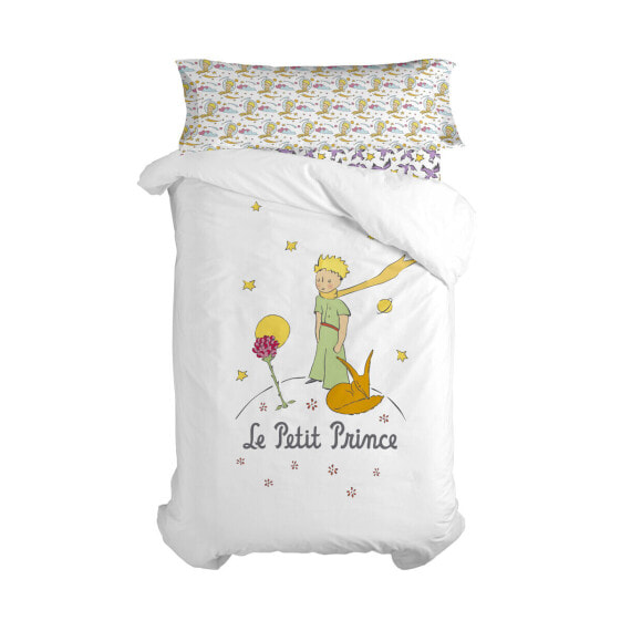 Duvet cover set HappyFriday Le Petit Prince Ses Amis Multicolour 2 Pieces