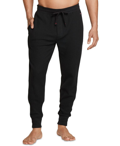 Men's Classic-Fit Waffle-Knit Pajama Joggers